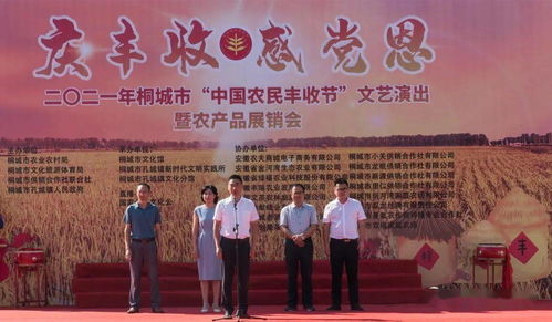 慶豐收 感黨恩——2021年桐城市中國(guó)農(nóng)民豐收節(jié)文藝演出暨農(nóng)產(chǎn)品展銷會(huì)圓滿閉幕
